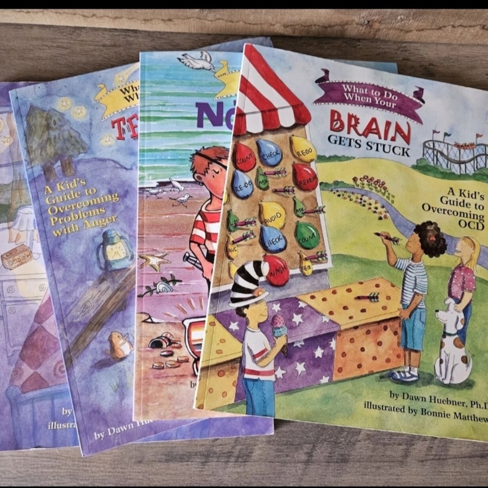 PChildren's Guide Book Set (Interactive Self Help, Anxiety, Scared Of Dark, Ect)